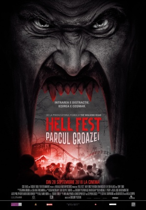 Afis HELL FEST. PARCUL GROAZEI